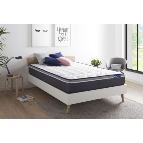 Materasso matrimoniale Actilatex plus 200x200cm - Spessore : 26cm - Lattice e memory foam - Molto rigido