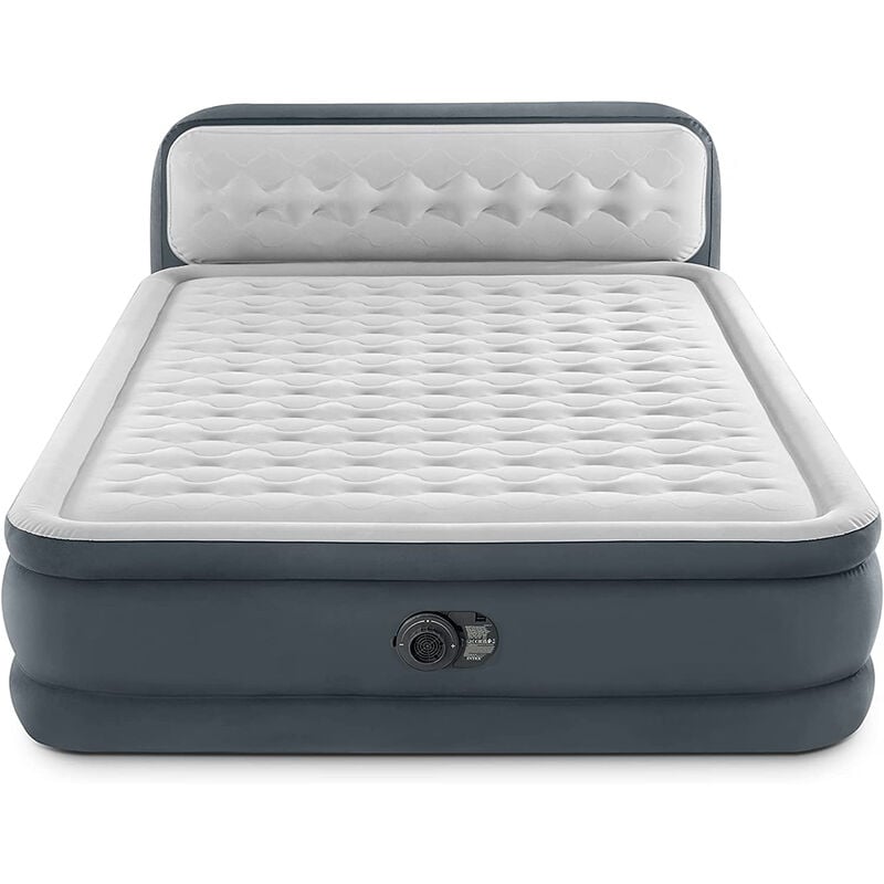 64448 Materasso Ultra Plush Schienale Fiber Tech Gonfiabile 152x236x86cm - Intex