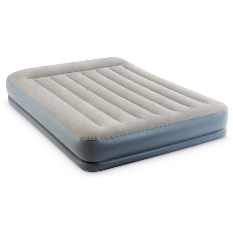 Materasso Matrimoniale Gonfiabile 152x203x30 cm Floccato da Campeggio Intex 64118