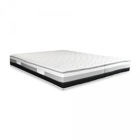 Materasso matrimoniale Poli con molle insacchettate e memory sfoderabile 160x200xH25 cm.