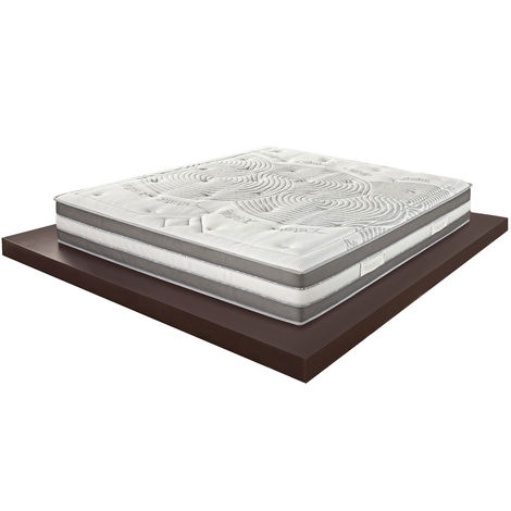 ITALYMATERASSI Materasso Alto 25 Cm DETRAIBILE a Micro molle insacchettate  a 7 zone differenziate e Memory foam con tessuto ANALLERGICO, STAR - Materasso  matrimoniale 160x200 : : Casa e cucina