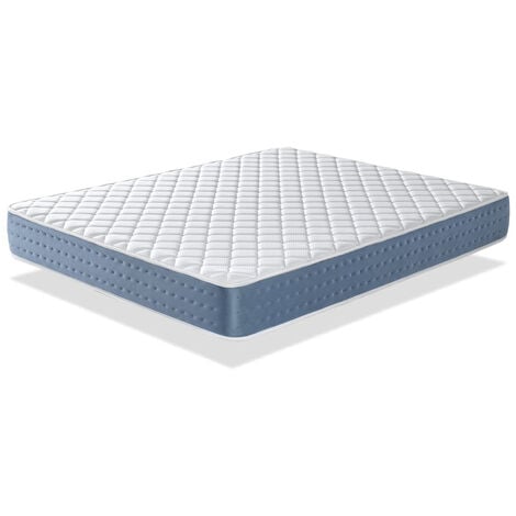 KIT MATERASSO PIAZZA E MEZZA 120x200 H 18 CM + 1 CUSCINO MEMORY FOAM  ORTOPEDICO