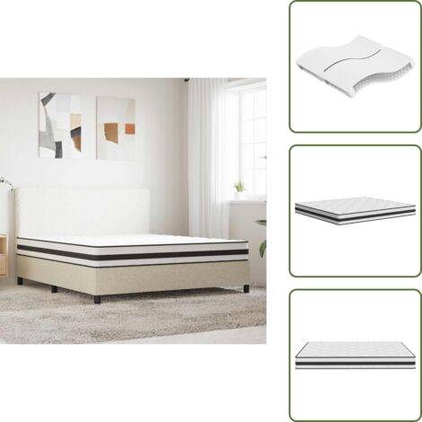 Materasso morbido - vidaXL Materasso a Molle Bonnel Medio 180x200 cm - Materasso per sonno