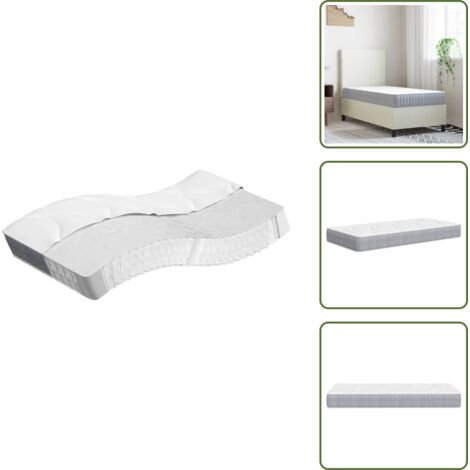 Materasso per bambini medio - vidaXL Materasso a Molle Insacchettate per Bambini Medio 80x160 cm - Materasso morbido per bambini