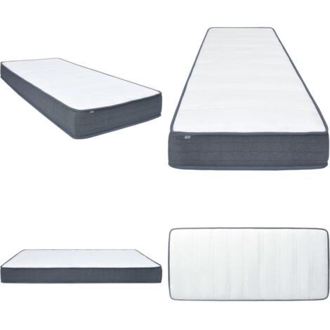 Materasso per Letto box spring Rigidità Media 200x100x20 cm - Materasso a molle - Materasso antiurto