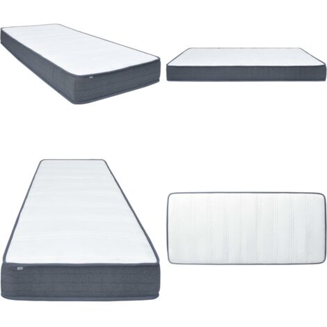 Materasso per Letto box spring Rigidità Media 200x120x20 cm - Materasso a molle - Materasso antiurto
