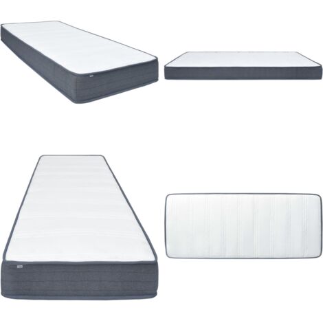 Materasso per Letto box spring Rigidità Media 200x90x20 cm - Materasso a molle - Materasso antiurto