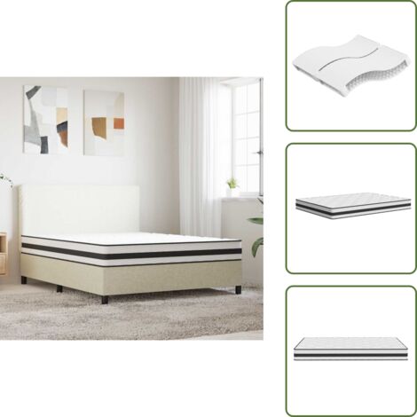 Materasso per sonno - vidaXL Materasso a Molle Bonnel Medio 160x200 cm - Materasso con molle Bonnel