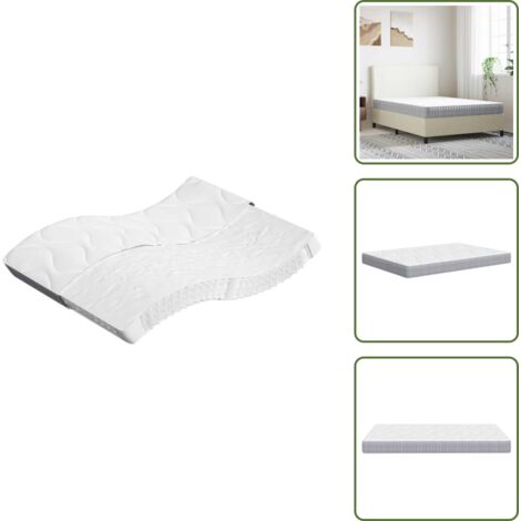 Materasso per sonno - vidaXL Materasso a Molle Insacchettate Medio 140x200 cm - Materasso con schiuma