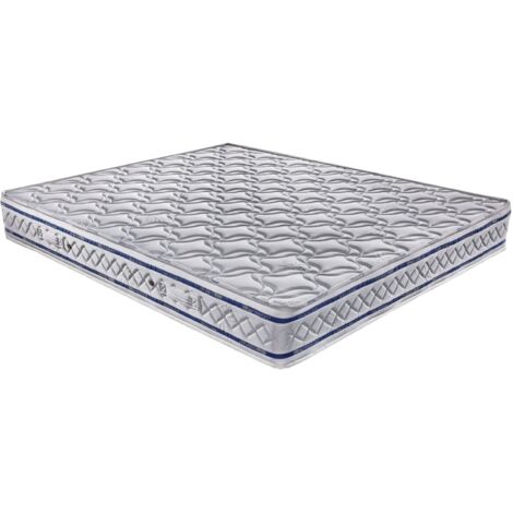 Materasso sfoderabile 160x190 in tessuto Aloe Vera imbottito ortopedico DOLBY LUSSO
