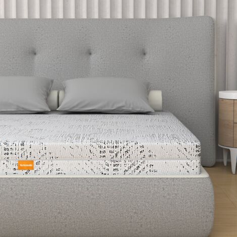 Materasso Sfoderabile Molle Insacchettate Memory alla francese 140x200, alto 25 cm - Vitalize