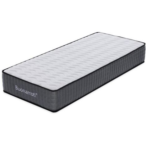 Materasso singolo 80x190X25H molle insacchettate e memory foam Balto