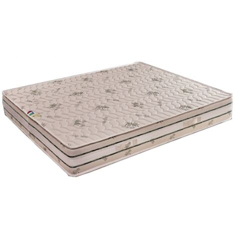 Materasso Singolo TECHNOLOGY in tessuto aloe vera con molle insachettate e memory 80x190 CM