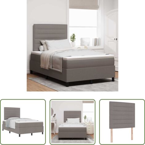Materasso Talpa -  Letto a molle con materasso Talpa 120 x 200 cm Tessuto