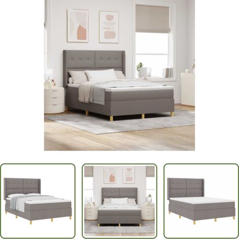 Materasso Talpa -  Letto a molle con materasso Talpa 140 x 190 cm Tessuto