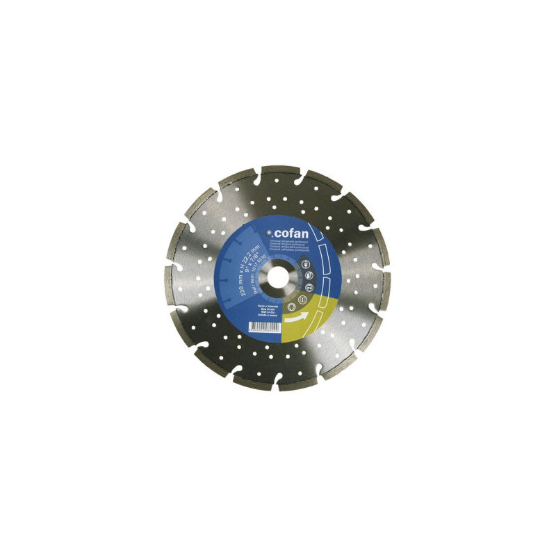 

Discos de Diamante 'Universal larga vida útil' profesional | 300x25.4 mm H-7mm