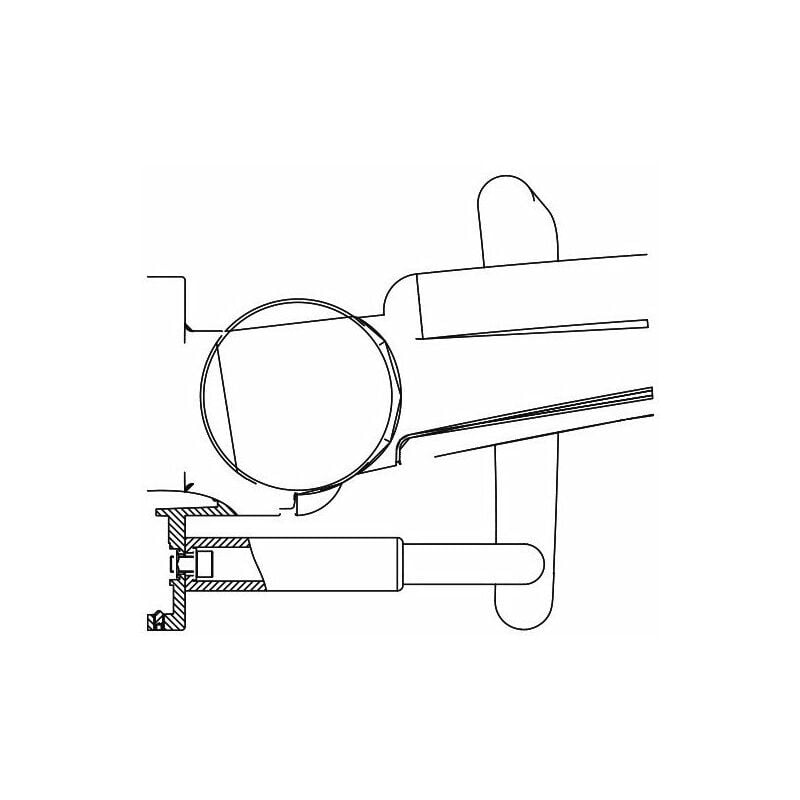 

Material de fijación 802 Fijación del soporte trasero en el bloque de cojinetes