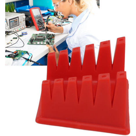 [Material de fijación de cables] Modelo de montaje para estación de soldadura con base magnética [ABS] Compatible con AWG 30-12 [Dimensiones: 6,5 x 5,5 x 3,5 cm] [Antideslizante] [Para estaciones de s