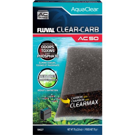 Material filtrante Clear-Carb para filtro AquaClear Fluval AC