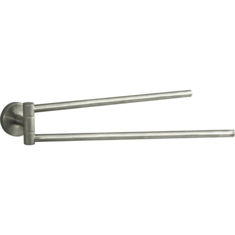 - material: latón - longitud 445 mm - montaje en pared - material de fijación: metal - ajustable