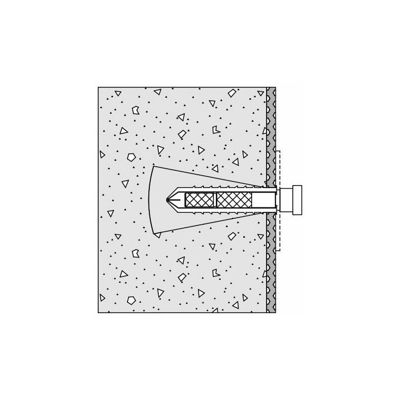 Image of Materiale di fissaggio Hewi 950 f telaio di supporto mobile cemento cellulare (P2)