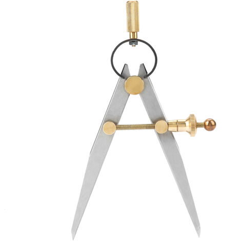 Matériau en acier à carbone moyen boussole en cuir, outil de boussole, diviseur, pour la fabrication de marquage mécanique