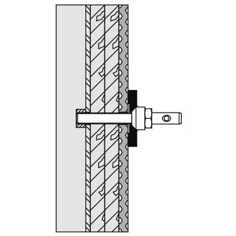 Matériel de fixation 801/085 Support arrière