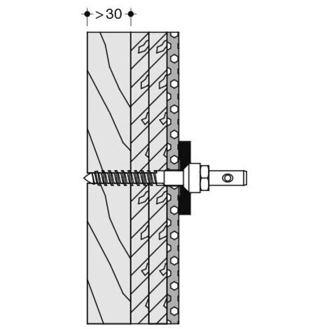 Matériel de fixation 801/805 Support arrière bds Construction légère m arrière