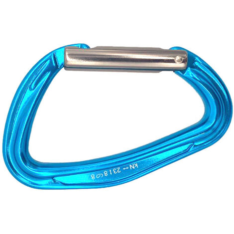 Matériel d'escalade extérieur Boucle de protection Mousqueton Rallonge de sécurité Bleu 1pc