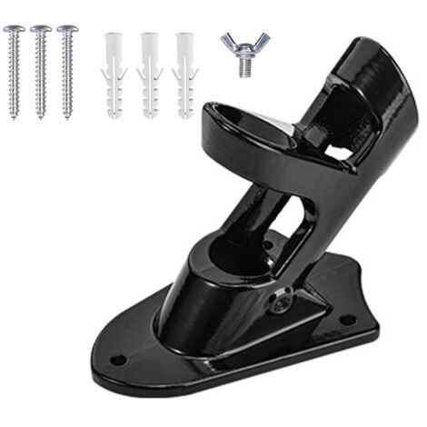 Matériel : Stainless Steel & Aluminum Alloy Kit pour Ensemble Mât de Drapeau et Support de Fixation Adaptable à 45°/90° - 1,8 m Sectional 6 ft Pole - Garantie Résistant à la Rust pour Déployer Proudly