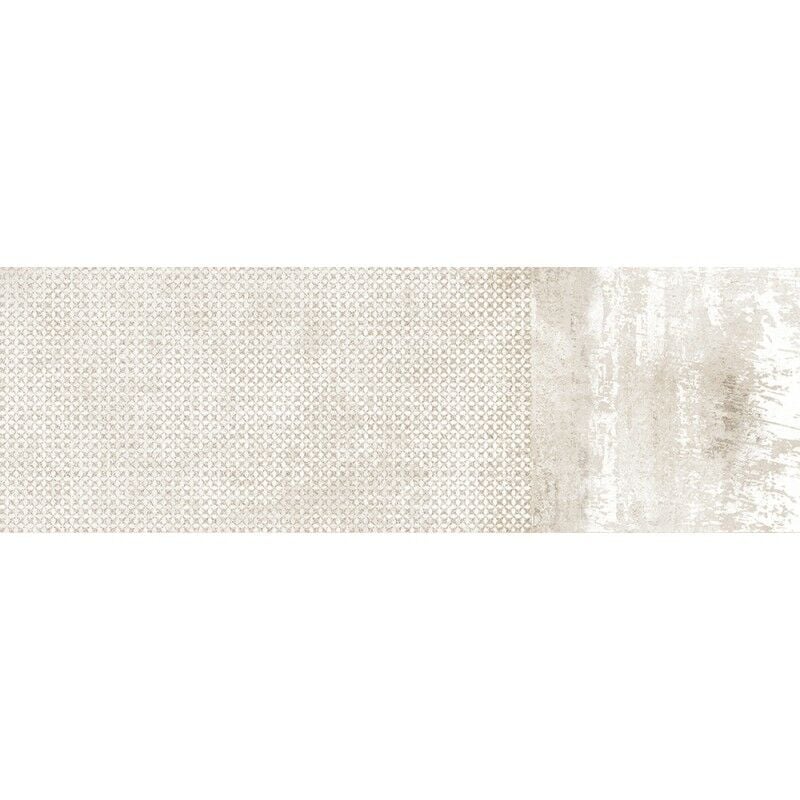 Carrelage mur moderne décoratif à paillettes 25x75 cm MATERIKA DECOR A&B CONSTELLATION WHITE(vendu par boite de 2 pièces)