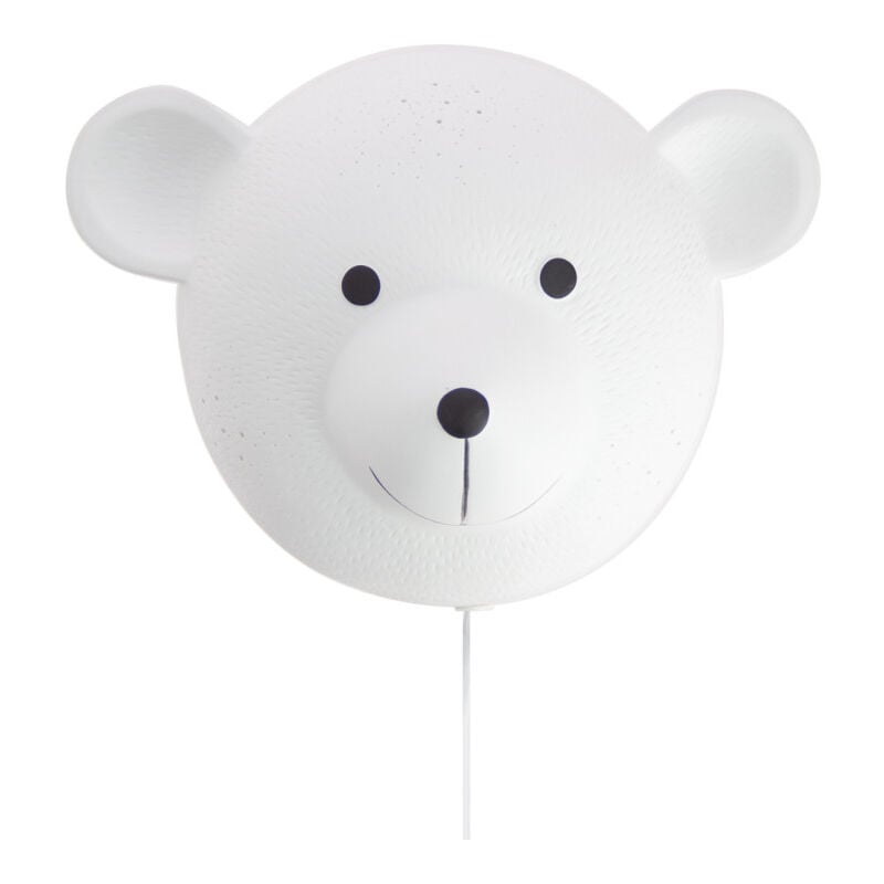 Mathias - Applique milow en céramique Blanc, compatible culot E14, 25W - apmilow