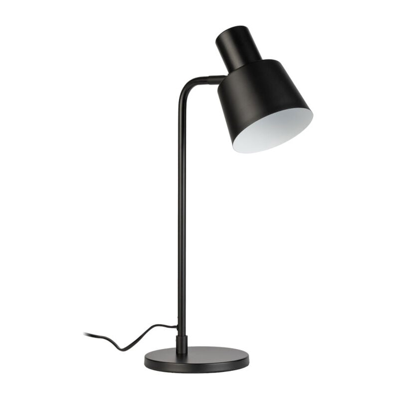 Mathias Luminaires - Mathias - Lampe à poser barry en métal Noir, compatible culot E14, 15W - lapbarryn