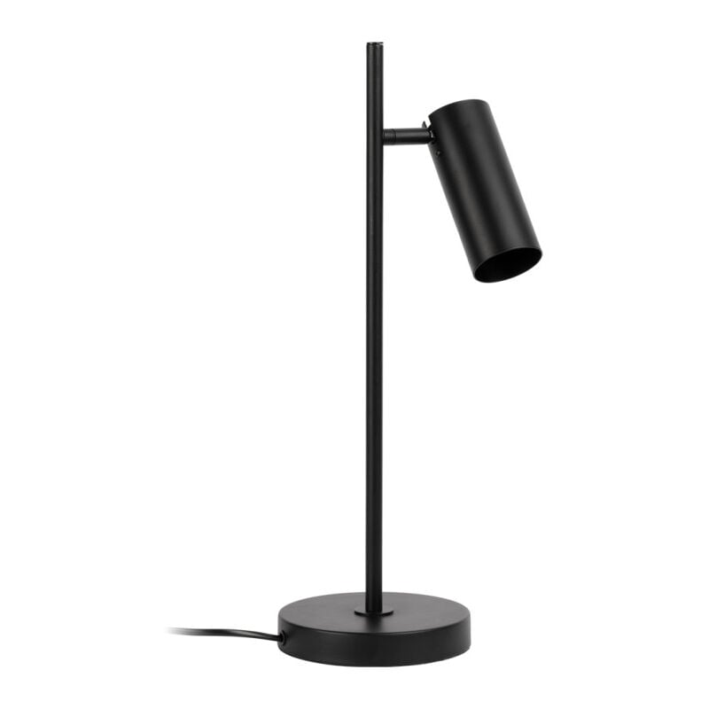 Mathias Luminaires - Mathias - Lampe à poser verso en métal Noir, compatible culot GU10, 7W - lapsverson