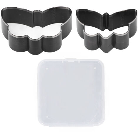 Matière de Papier Caoutchouc Silicone Poinçon 2 Butterfly en Acier Allié pour Cuir EVA Tissu