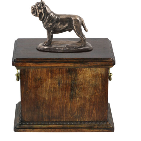 Mâtin napolitain, Mâtin napolitain, Mâtin napolitain - Urne pour cendres de chien, urne avec statuette, urne élégante de style classique par Art-Dog