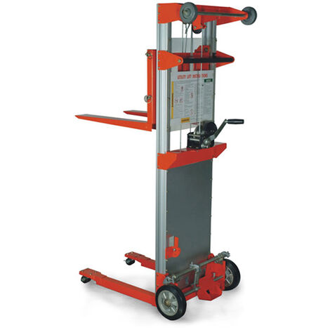 Matisère – Gerbeur manuel 2500 mm de levée – Charge max 181kg – Aluminium léger – Roues rigides pour sols lisses – 300281