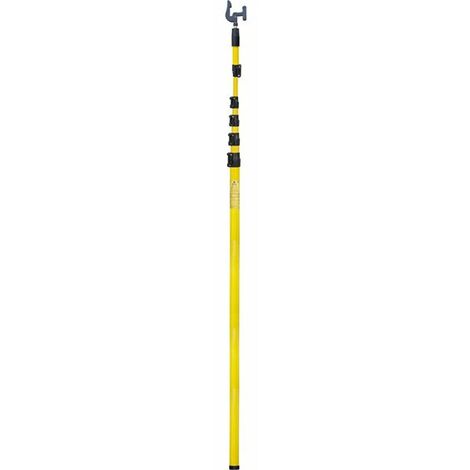 Matisère – Perche télescopique 2-8 m avec résistance 50kV – Norme EPI – Pour usage vertical avec échelle fixe – FA6001605