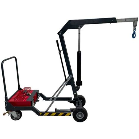 Matisère – Potence de levage mobile 200kg – Levée max 2380 mm – Portée 1000 mm – Roues tout terrain – Utilisation chantier et atelier – 300820