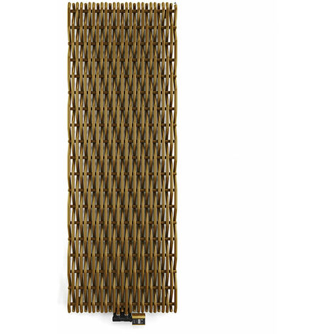 Matisère – Radiateur vertical eau chaude en acier 1300mm x 218mm – 408W pour espaces restreints – Installation murale ou au sol - 218ZXHAL