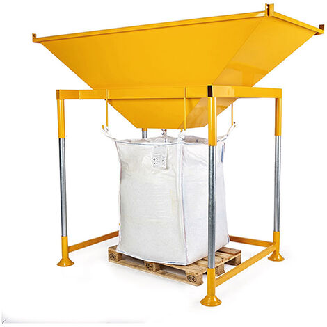 Matisère – Trémie renforcée pour Big-Bag 1200 x 2700 mm – Entonnoir supérieur pour remplissage rapide – Tôle 4 mm – 218072