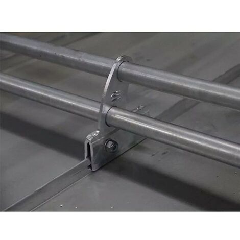 Matisère – Tube passe-barres arrêt neige 3m – Acier galvanisé – Ø30 mm – Maintien de la neige pour isolation thermique
