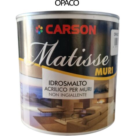 Matisse muri idrosmalto bianco opaco lt 0.75 per interni/esterni superlavabile