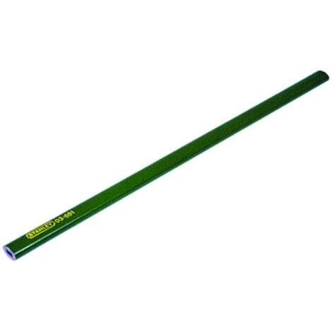 Matita da carpentiere e muratore verde mm.176 - (1-03-851) - 12 pz