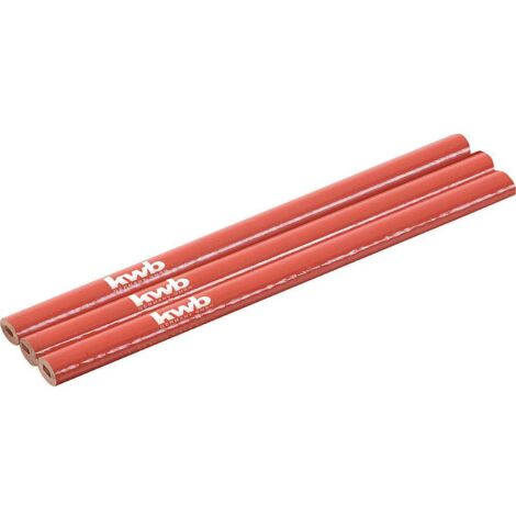 Matita da carpentiere kwb 939390 HB ovale 180 mm confezione 3