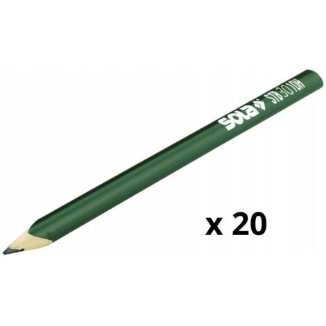 Matita muratore stb 30 10h verde tratto netto preciso sottile confezione 20 pezzi