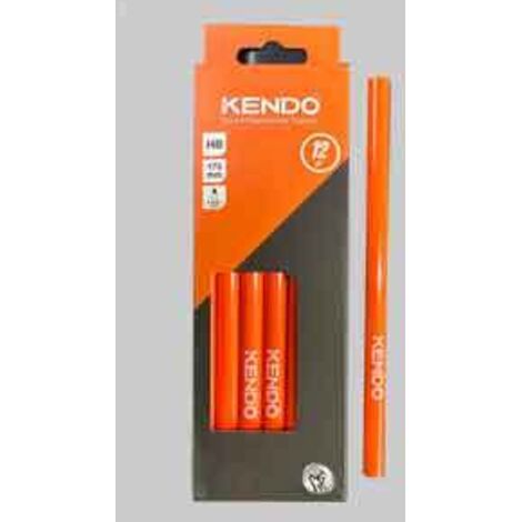 Matita per carpentiere kendo 175 mm - blister 12 pezzi