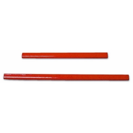 matita per falegname cm 25 lapis legno rosso grafite muratore carpentiere