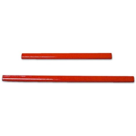 Matita Rossa per Falegnami e Muratori 240 mm Maurer 5 pezzi