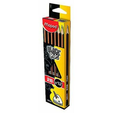 MATITA TRIANGOLARE MAPED 0=2B x12